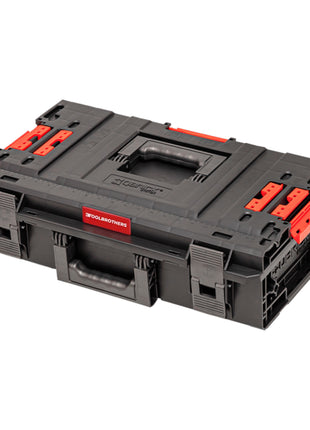 Toolbrothers RHINO XXL Werkzeugkoffer ECO Vario+ Höhe M modularer Organizer 585 x 385 x 171 mm 15,4 l stapelbar IP66