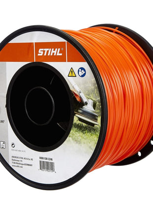 Stihl Trimmerfaden Mähfaden rund Ø 2,4 mm x 253 m Länge Orange ( 00009302246 ) zum Trimmen von Rasenkanten