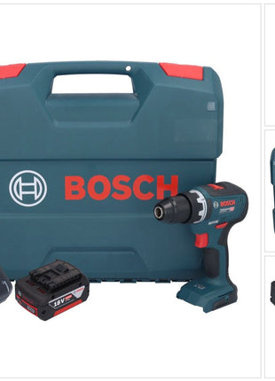 Bosch GSR 18V-55 Professional perceuse-visseuse sans fil 18 V 55 Nm sans balais + 1x batterie 5,0 Ah + chargeur + mallette en L