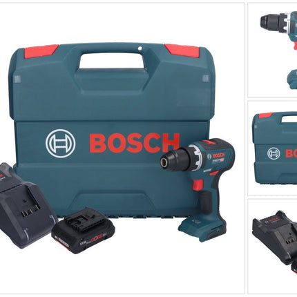Bosch GSR 18V-55 Professional Akku Bohrschrauber 18 V 55 Nm Brushless + 1x ProCORE Akku 4,0 Ah + Ladegerät + L-Case
