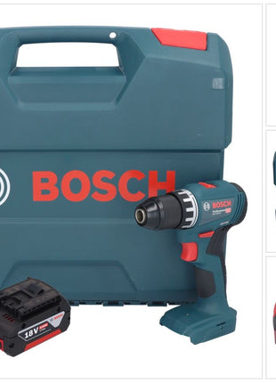 Bosch GSR 18V-45 Professional Akku Bohrschrauber 18 V 45 Nm Brushless + 1x Akku 5,0 Ah + L-Case - ohne Ladegerät