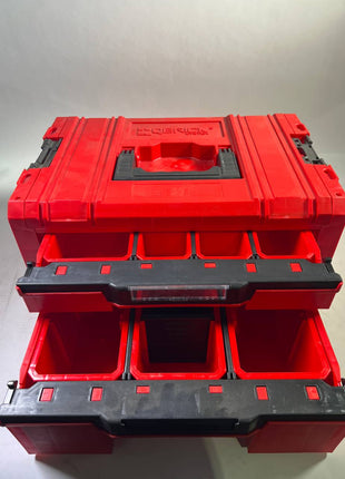 Qbrick System PRO Drawer 2 Toolbox 2 0 Expert RED ULTRA HD Werkzeugkoffer 450 x 310 x 244 mm 14 l Beschaeftigt 2 - toolbrothers