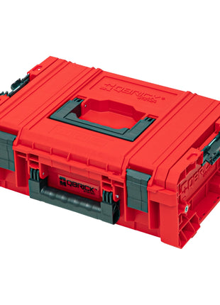 Qbrick System PRO RED ULTRA HD Werkzeugwagen 3 in 1 Set Drawer 3 Toolbox 2.0 Expert + PRO Technik Case 2.0 + PRO Cart 2.0