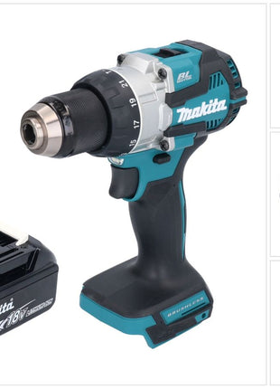 Makita DHP 489 M1 perceuse à percussion sans fil 18 V 73 Nm sans balais + 1x batterie 4,0 Ah - sans chargeur