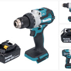 Makita DHP 489 T1 Akku Schlagbohrschrauber 18 V 73 Nm Brushless + 1x Akku 5,0 Ah - ohne Ladegerät