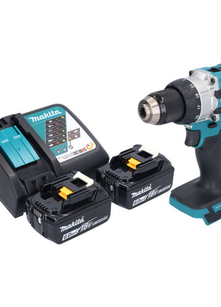 Taladro percutor inalámbrico Makita DHP 489 RG 18 V 73 Nm sin escobillas + 2 baterías 6,0 Ah + cargador