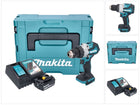 Taladro percutor inalámbrico Makita DHP 489 RG1J 18 V 73 Nm sin escobillas + 1x batería 6,0 Ah + cargador + Makpac