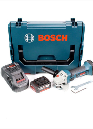 Bosch GWS 18 V-Li Professional 115 mm Akku Winkelschleifer in L-Boxx mit Einlage + Ladegerät GAL 1880 + 1 x GBA 6Ah Akku - Toolbrothers