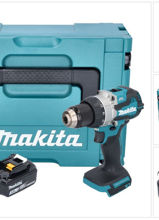 Makita DDF 489 F1J Akku Bohrschrauber 18 V 73 Nm Brushless + 1x Akku 3,0 Ah + Makpac - ohne Ladegerät