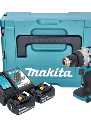 Makita DDF 489 RFJ Akku Bohrschrauber 18 V 73 Nm Brushless + 2x Akku 3,0 Ah + Ladegerät + Makpac