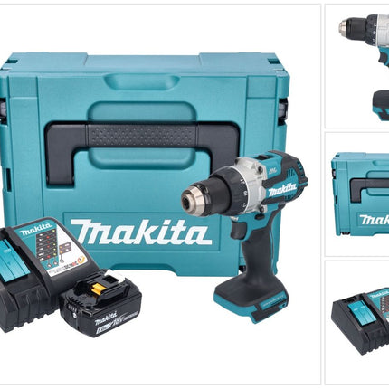 Makita DDF 489 RT1J Akku Bohrschrauber 18 V 73 Nm Brushless + 1x Akku 5,0 Ah + Ladegerät + Makpac
