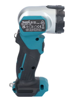 Lampe à main LED à batterie Makita DEBML 105 12 V max. 190 lm Solo - sans batterie, sans chargeur