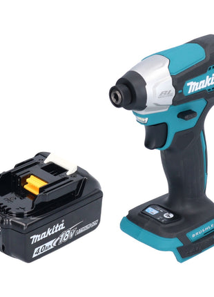 Makita DTD 157 M1 Clé à choc sans fil 18 V 140 Nm 1/4'' Brushless + 1x batterie 4,0 Ah - sans chargeur