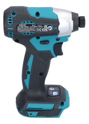 Makita DTD 157 T1 Akku Schlagschrauber 18 V 140 Nm 1/4" Brushless + 1x Akku 5,0 Ah - ohne Ladegerät