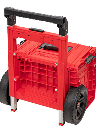 Qbrick System PRO Cart 2.0 Plus RED ULTRA HD stapelbar 490 x 415 x 660 mm 29 l IP54 abnehmbarer Doppelteleskopgriff