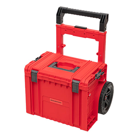 Toolbrothers RHINO L Cart Plus ULTRA - Mobilna walizka narzędziowa z możliwością sztaplowania 490 x 415 x 660 mm 29 l IP54 zdejmowany podwójny uchwyt teleskopowy