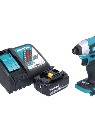 Makita DTD 157 RG1 clé à chocs sans fil 18 V 140 Nm 1/4" sans balai + 1x batterie 6,0 Ah + chargeur