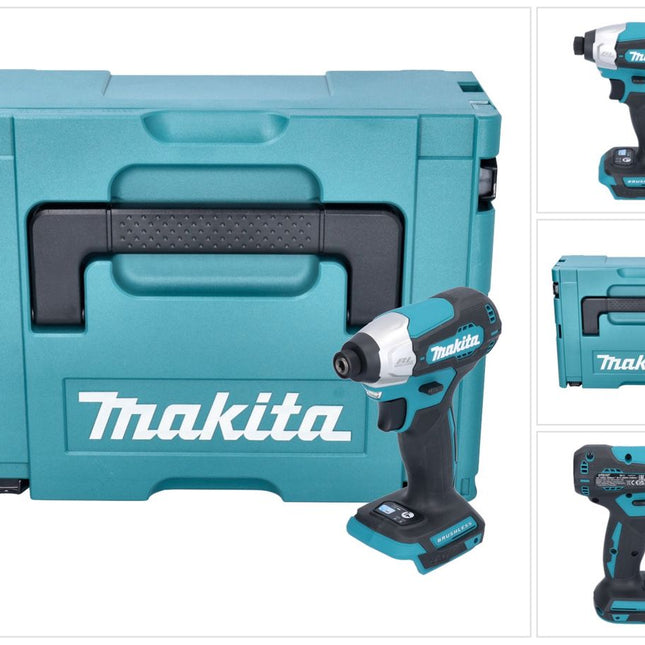 Makita DTD 157 ZJ Akku Schlagschrauber 18 V 140 Nm 1/4" Brushless + Makpac - ohne Akku, ohne Ladegerät