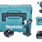 Makita DTD 157 M1J Akku Schlagschrauber 18 V 140 Nm 1/4