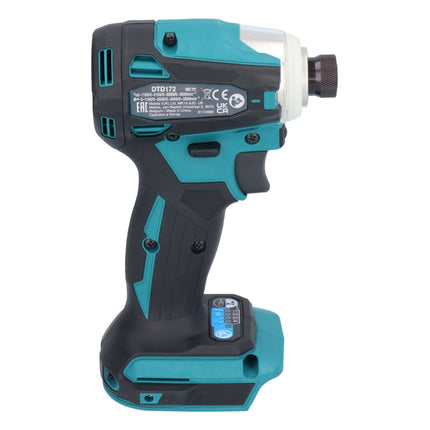 Makita DTD 172 RF1 Akku Schlagschrauber 18 V 180 Nm 1/4" Brushless + 1x Akku 3,0 Ah + Ladegerät