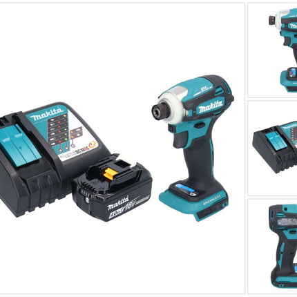 Makita DTD 172 RM1 Akku Schlagschrauber 18 V 180 Nm 1/4" Brushless + 1x Akku 4,0 Ah + Ladegerät