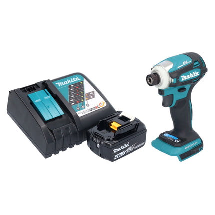 Makita DTD 172 RM1 Akku Schlagschrauber 18 V 180 Nm 1/4" Brushless + 1x Akku 4,0 Ah + Ladegerät