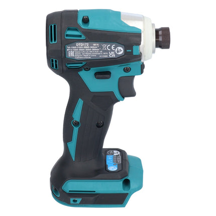 Makita DTD 172 RM Akku Schlagschrauber 18 V 180 Nm 1/4" Brushless + 2x Akku 4,0 Ah + Ladegerät