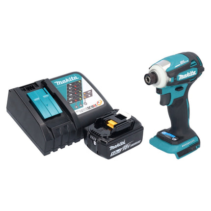 Makita DTD 172 RT1 Akku Schlagschrauber 18 V 180 Nm 1/4" Brushless + 1x Akku 5,0 Ah + Ladegerät
