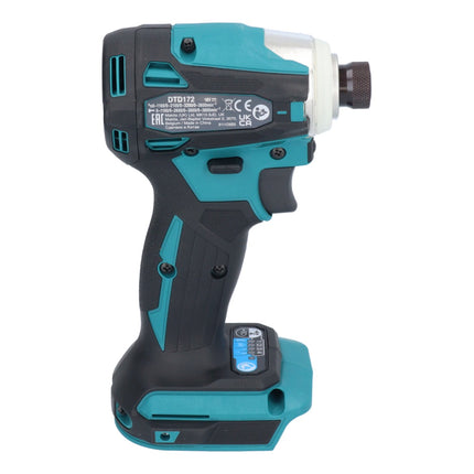 Makita DTD 172 RT1 Akku Schlagschrauber 18 V 180 Nm 1/4" Brushless + 1x Akku 5,0 Ah + Ladegerät