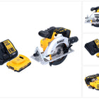 DeWalt DCS 565 D1 Akku Handkreissäge 18 V 165 mm Brushless + 1x Akku 2,0 Ah + Ladegerät