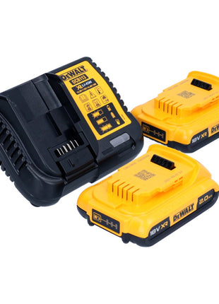 Scie circulaire manuelle à batterie DeWalt DCS 565 D2 18 V 165 mm sans balais + 2x batteries 2,0 Ah + chargeur