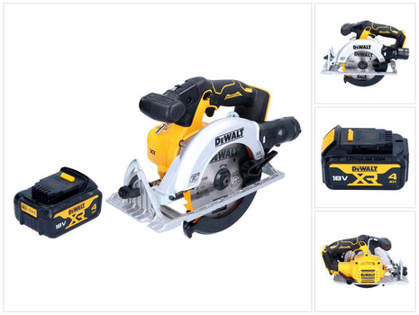 DeWalt DCS 565 N Scie circulaire 18 V 165 mm Brushless + 1x batterie 4,0 Ah - sans chargeur