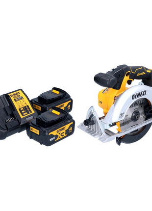 Sierra circular a batería DeWalt DCS 565 M2 18 V 165 mm sin escobillas + 2x baterías 4,0 Ah + cargador