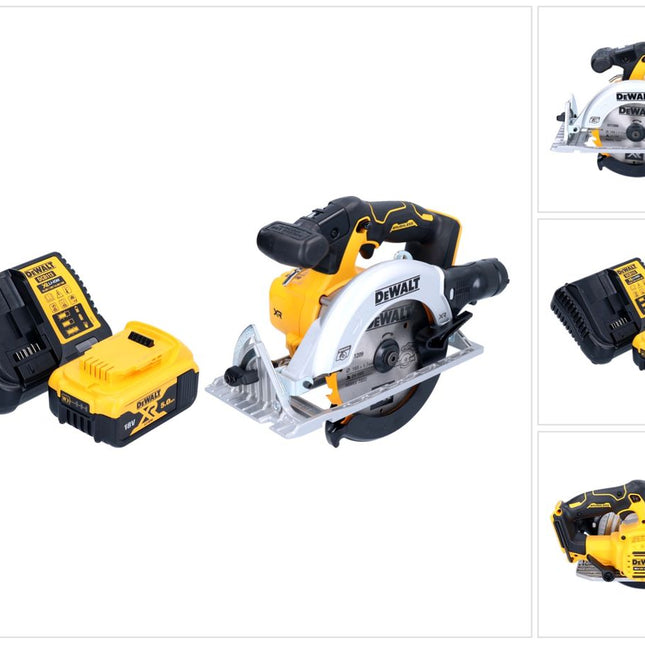 DeWalt DCS 565 P1 Akku Handkreissäge 18 V 165 mm Brushless + 1x Akku 5,0 Ah + Ladegerät