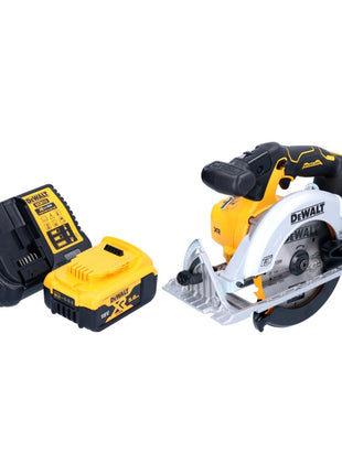 Sierra circular a batería DeWalt DCS 565 P1 18 V 165 mm sin escobillas + 1x batería 5,0 Ah + cargador