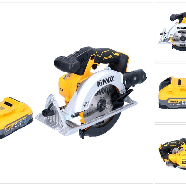 DeWalt DCS 565 N Akku Handkreissäge 18 V 165 mm Brushless + 1x Powerstack Akku 5,0 Ah - ohne Ladegerät
