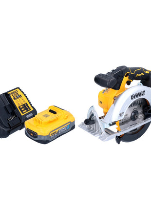 Scie circulaire sans fil DeWalt DCS 565 H1 18 V 165 mm sans balais + 1 batterie Powerstack 5,0 Ah + chargeur