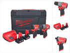 Milwaukee M12 FPP2A2-402X Combo Set ( 4933480587 ) M12 FPD2 akumulatorowa wiertarko-wkrętarka udarowa 45 Nm + M12 FID2 akumulatorowy klucz udarowy 170 Nm 1/4