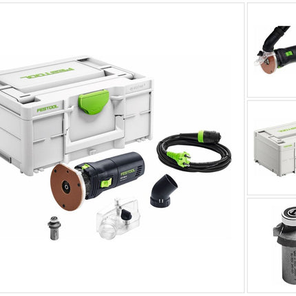 Festool OFK 500 Q-Plus R3 Kantenfräse 450 W + Abrundfräser 3 mm + Systainer ( 576225 )