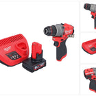 Milwaukee M12 FPD2-601 Akku Schlagbohrschrauber 12 V 45 Nm Brushless + 1x Akku 6,0 Ah + Ladegerät