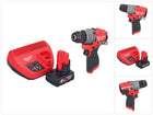 Milwaukee M12 FPD2-601 Akku Schlagbohrschrauber 12 V 45 Nm Brushless + 1x Akku 6,0 Ah + Ladegerät