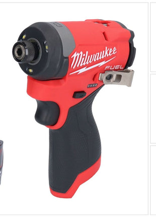 Milwaukee M12 FID2-201 Akku Schlagschrauber 12 V 170 Nm 1/4" Brushless + 1x Akku 2,0 Ah - ohne Ladegerät