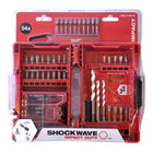 Jeu d'embouts et forets Milwaukee Shockwave 54 pièces (4932479855) Phillips / Pozidriv / Torx / Hex / Fente