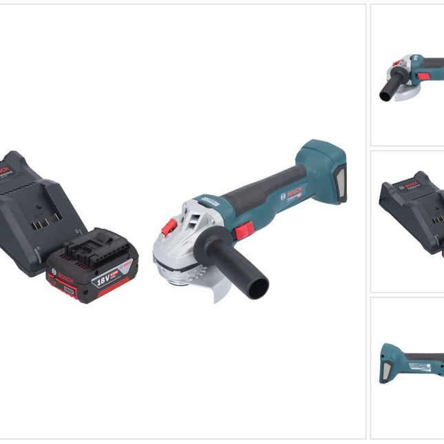 Bosch GWS 18V-10 Professional Akku Winkelschleifer 18 V 115 mm Brushless + 1x Akku 4,0 Ah + Ladegerät