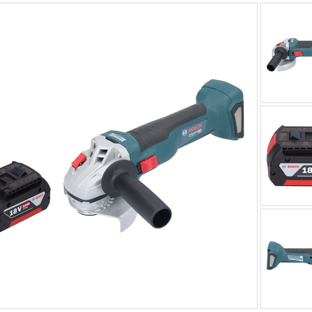 Bosch GWS 18V-10 Professional Akku Winkelschleifer 18 V 115 mm Brushless + 1x Akku 5,0 Ah - ohne Ladegerät