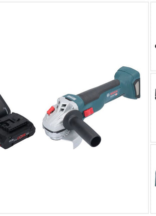 Bosch GWS 18V-10 Professional amoladora angular a batería 18 V 115 mm sin escobillas + 1x batería ProCORE 4,0 Ah + cargador