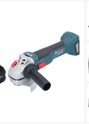 Bosch GWS 18V-10 Professional amoladora angular a batería 18 V 115 mm sin escobillas + 1x batería ProCORE 8,0 Ah - sin cargador