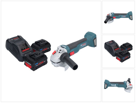 Bosch GWS 18V-10 Professional amoladora angular a batería 18 V 115 mm sin escobillas + 2x batería ProCORE 8,0 Ah + cargador