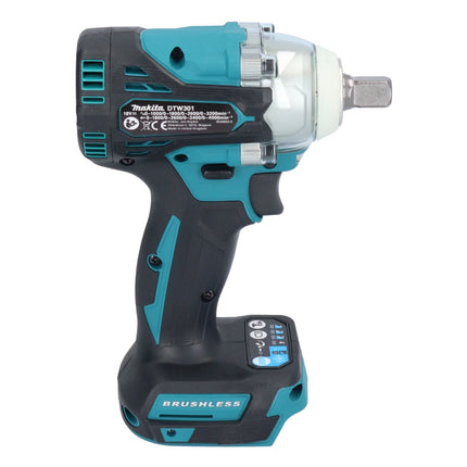 Makita DTW 301 RM Akku Schlagschrauber 18 V 330 Nm 1/2" Brushless + 2x Akku 4,0 Ah + Ladegerät