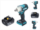 Makita DTW 301 T1 Clé à choc sans fil 18 V 330 Nm 1/2'' Brushless + 1x batterie 5,0 Ah - sans chargeur